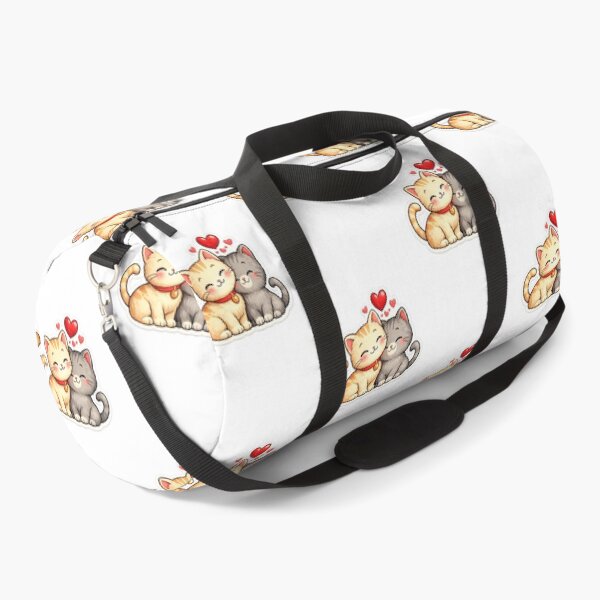 Item preview, Cute Valentine Cat Couple Sticker | Kawaii Love Cats | Romantic Cat Hug | Transparent PNG designed and sold by Ishratparween11.