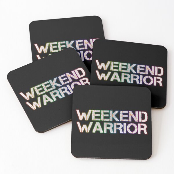 Aperçu de l'œuvre Weekend Warrior Neon Rave Hardstyle Techno créée et vendue par SPAZE-Typo.