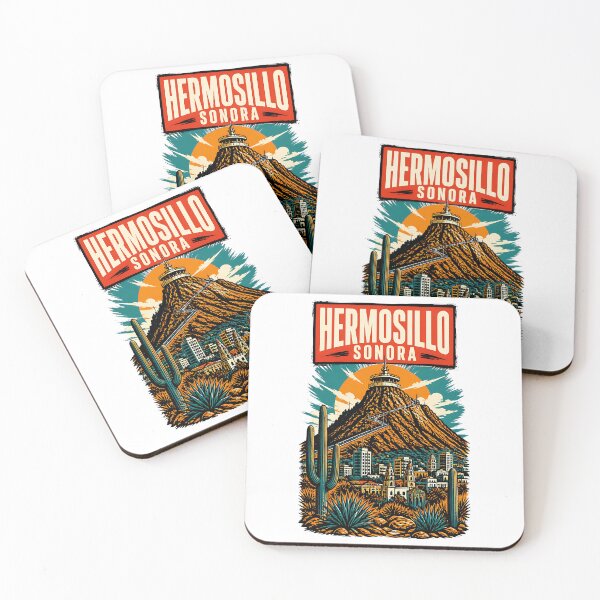 Item preview, Hermosillo Sonora, Mexico Vintage Travel Tourism Art designed and sold by TravelersGems.