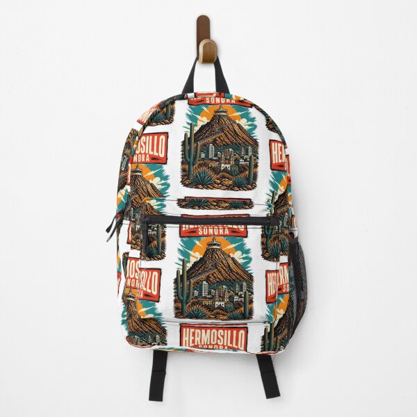 Item preview, Hermosillo Sonora, Mexico Vintage Travel Tourism Art designed and sold by TravelersGems.