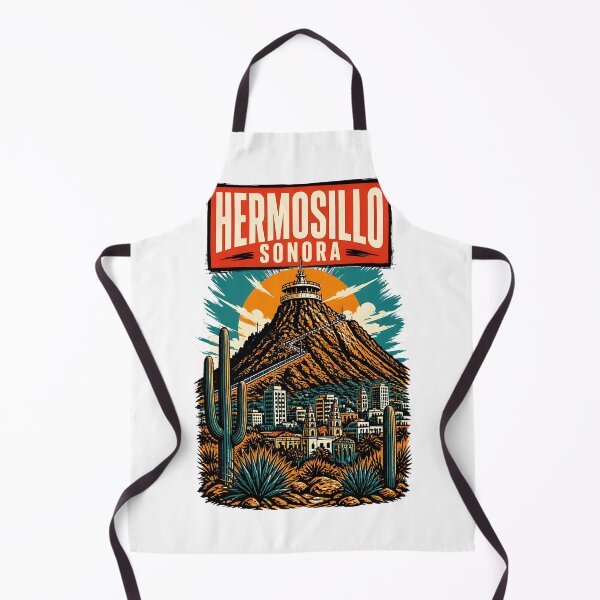 Item preview, Hermosillo Sonora, Mexico Vintage Travel Tourism Art designed and sold by TravelersGems.