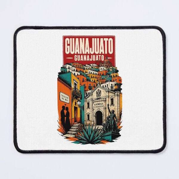 Item preview, Guanajuato, Mexico Vintage Travel Tourism Art designed and sold by TravelersGems.
