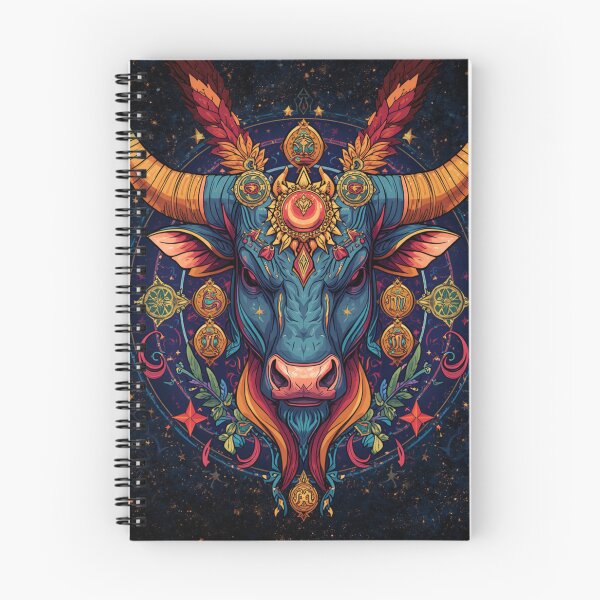 Item preview, Ornate Taurus Zodiac Sign Bull Astrology Art designed and sold by Justyna93.