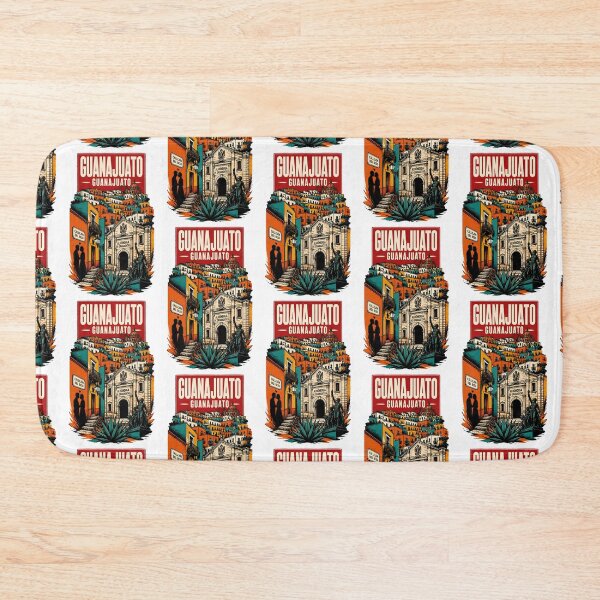 Item preview, Guanajuato, Mexico Vintage Travel Tourism Art designed and sold by TravelersGems.