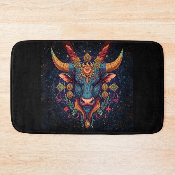 Item preview, Ornate Taurus Zodiac Sign Bull Astrology Art designed and sold by Justyna93.