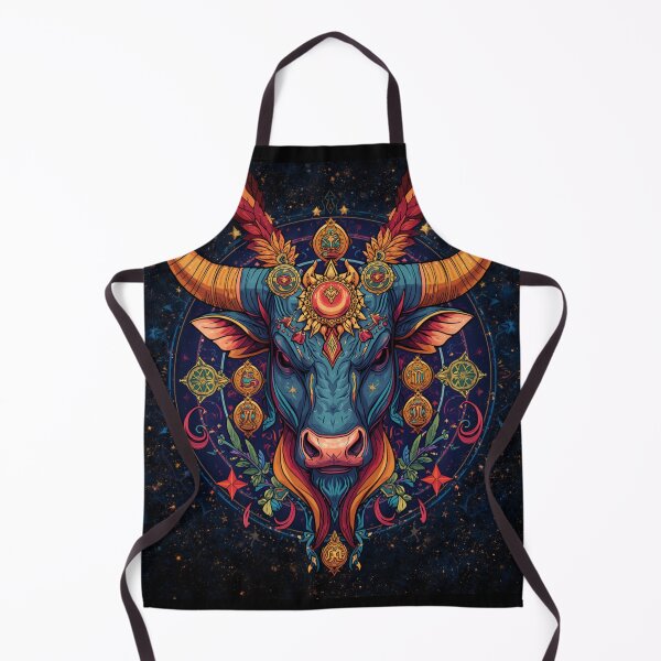 Item preview, Ornate Taurus Zodiac Sign Bull Astrology Art designed and sold by Justyna93.