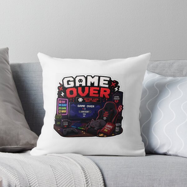 Item preview, Game Over Retro Gaming  designed and sold by BrainBuckets.