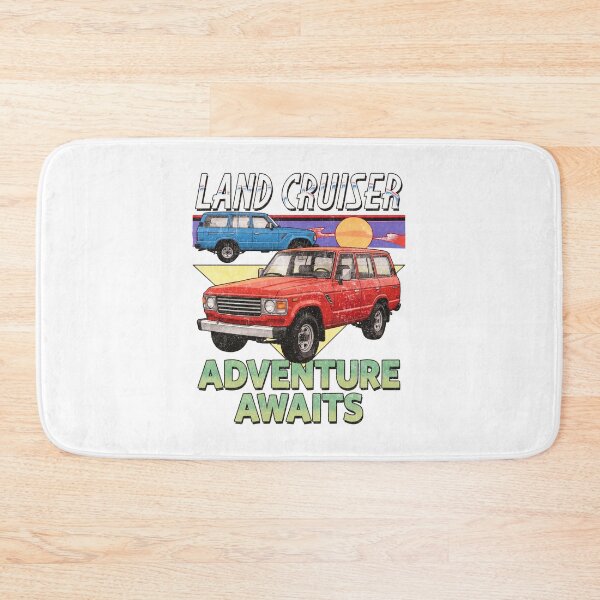 Item preview, Vintage Style Land Cruiser 60 Series Adventure Awaits [White Shirt Only] designed and sold by Off-Road-Zone.