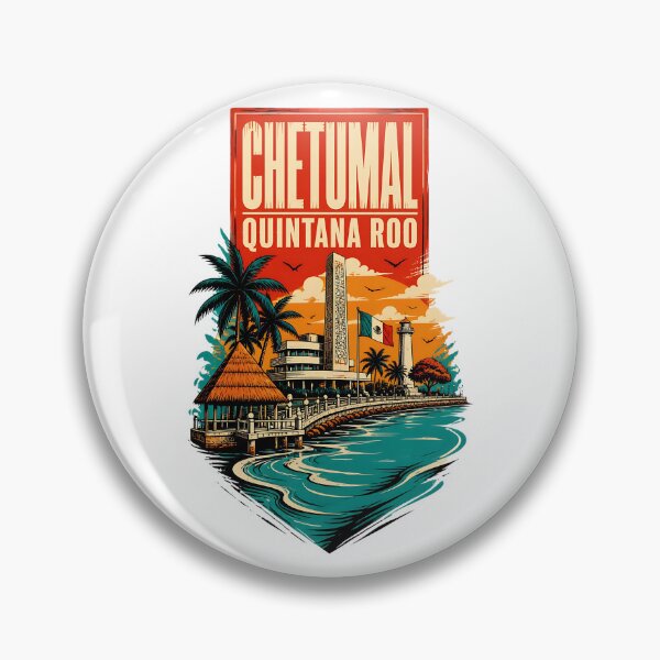 Item preview, Chetumal Quintana Roo, Mexico Vintage Travel Tourism Art designed and sold by TravelersGems.