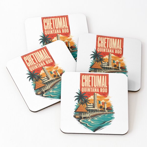 Item preview, Chetumal Quintana Roo, Mexico Vintage Travel Tourism Art designed and sold by TravelersGems.