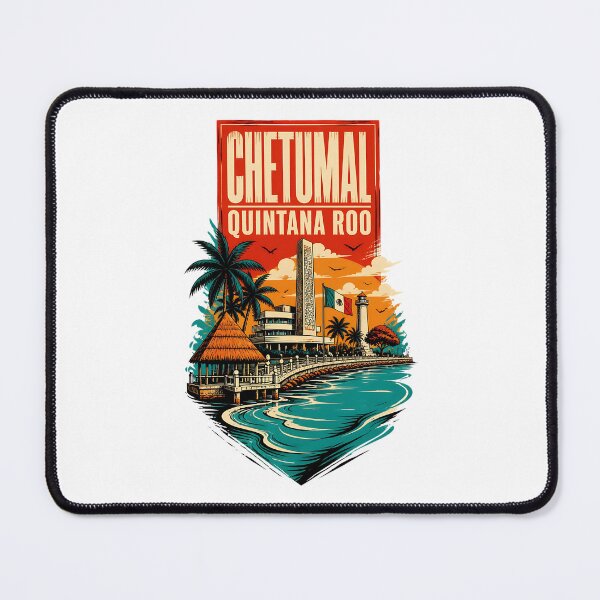 Item preview, Chetumal Quintana Roo, Mexico Vintage Travel Tourism Art designed and sold by TravelersGems.