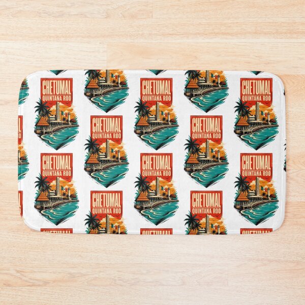 Item preview, Chetumal Quintana Roo, Mexico Vintage Travel Tourism Art designed and sold by TravelersGems.