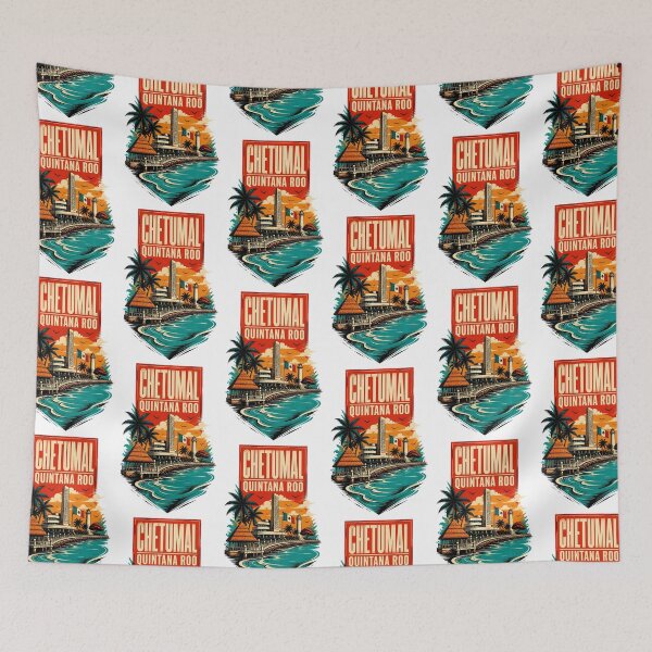 Item preview, Chetumal Quintana Roo, Mexico Vintage Travel Tourism Art designed and sold by TravelersGems.