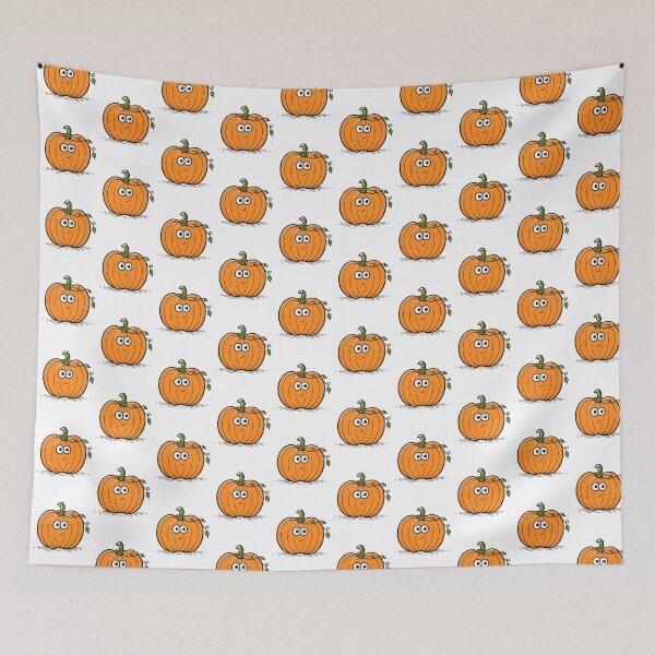 Item preview, Cute Smiling Pumpkin Cartoon designed and sold by TTStudio.