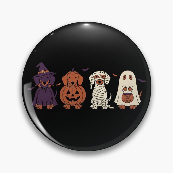 Item preview, Funny Halloween Dachshund Dogs Spooky Cute Wiener Dog Costumes designed and sold by TeNovaStudio.