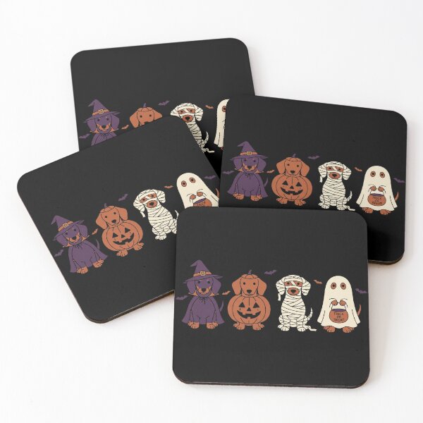 Item preview, Funny Halloween Dachshund Dogs Spooky Cute Wiener Dog Costumes designed and sold by TeNovaStudio.