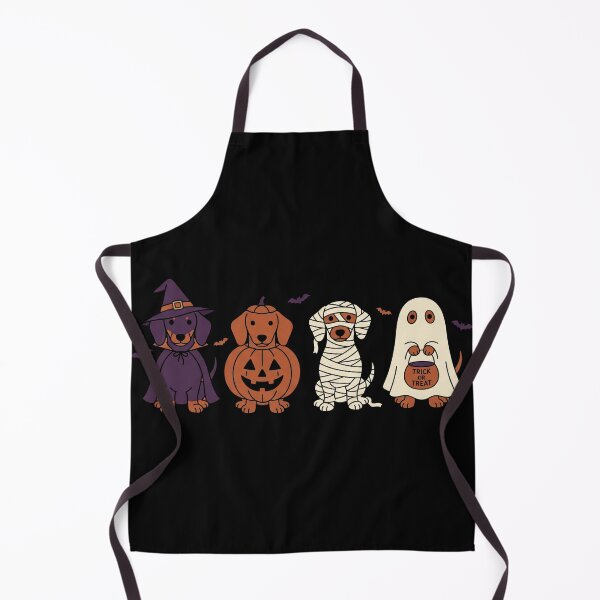 Item preview, Funny Halloween Dachshund Dogs Spooky Cute Wiener Dog Costumes designed and sold by TeNovaStudio.