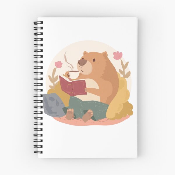 Item preview, Cozy Reading Bear with Coffee and Book designed and sold by redblink store.