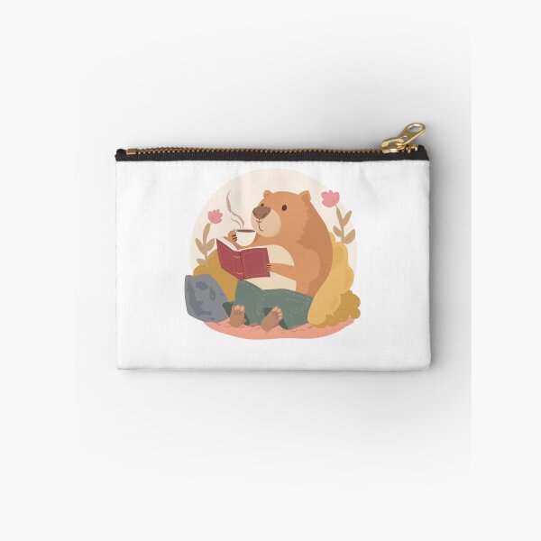 Item preview, Cozy Reading Bear with Coffee and Book designed and sold by redblink store.