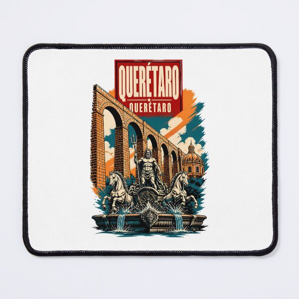 Item preview, Queretaro, Mexico Vintage Travel Tourism Art designed and sold by TravelersGems.
