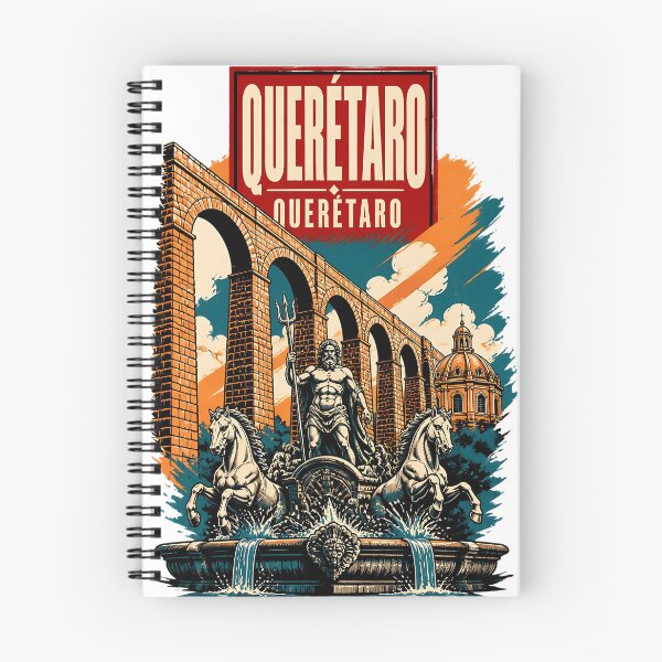 Item preview, Queretaro, Mexico Vintage Travel Tourism Art designed and sold by TravelersGems.