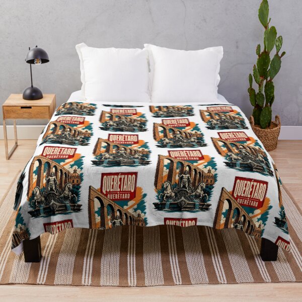 Item preview, Queretaro, Mexico Vintage Travel Tourism Art designed and sold by TravelersGems.