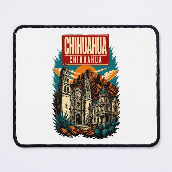 Item preview, Chihuahua Chihuahua, Mexico Vintage Travel Tourism Art designed and sold by TravelersGems.