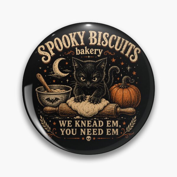 Item preview, Retro Funny Spooky Biscuits Club Cat Lovers Pastry Halloween designed and sold by will freed18.