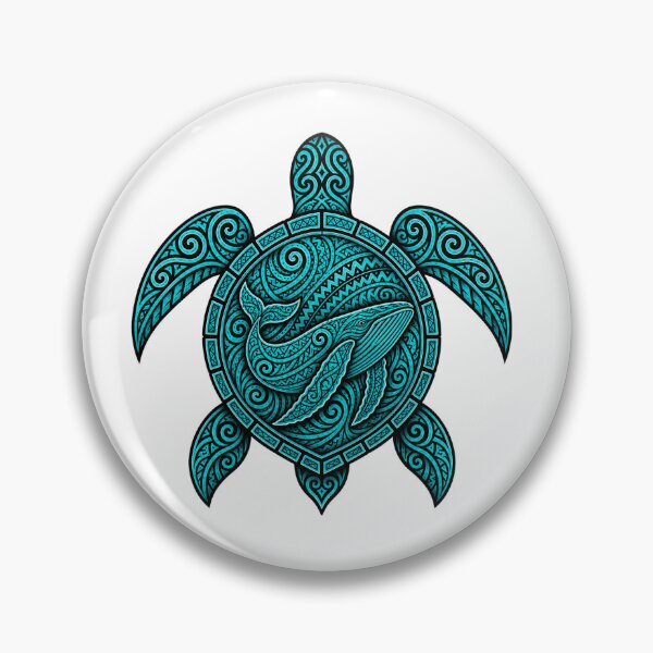 Item preview, Polynesian Tribal Turtle – Whale designed and sold by OTSC.