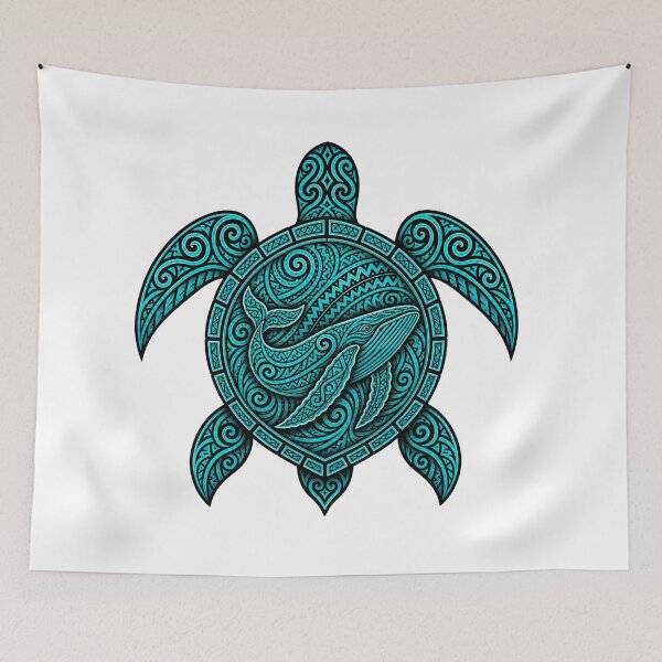 Item preview, Polynesian Tribal Turtle – Whale designed and sold by OTSC.