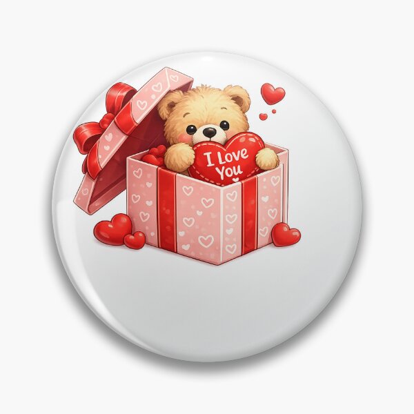 Item preview, Cute Teddy Bear Gift Box Sticker | I Love You Valentine Gift | Kawaii Love Box | Transparent PNG designed and sold by Ishratparween11.