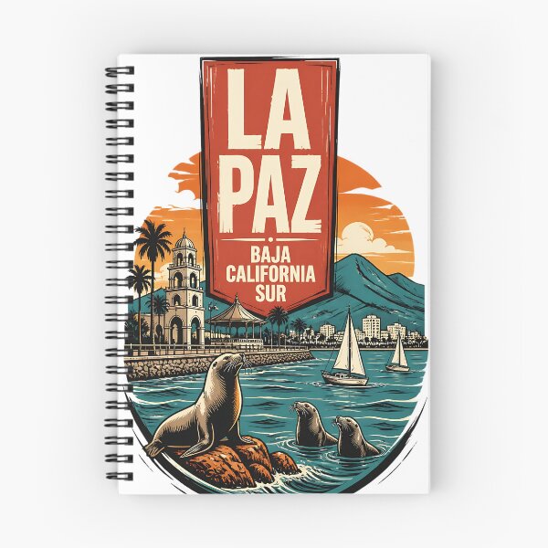 Item preview, La Paz Baja California Sur, Mexico Vintage Travel Tourism Art 2 designed and sold by TravelersGems.