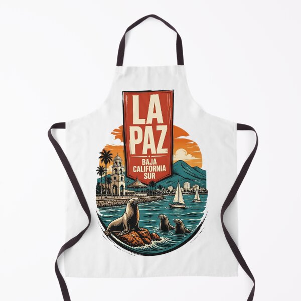 Item preview, La Paz Baja California Sur, Mexico Vintage Travel Tourism Art 2 designed and sold by TravelersGems.