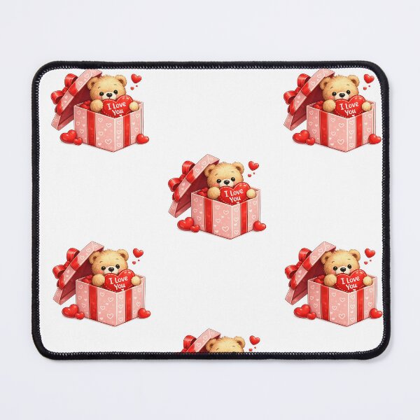 Item preview, Cute Teddy Bear Gift Box Sticker | I Love You Valentine Gift | Kawaii Love Box | Transparent PNG designed and sold by Ishratparween11.