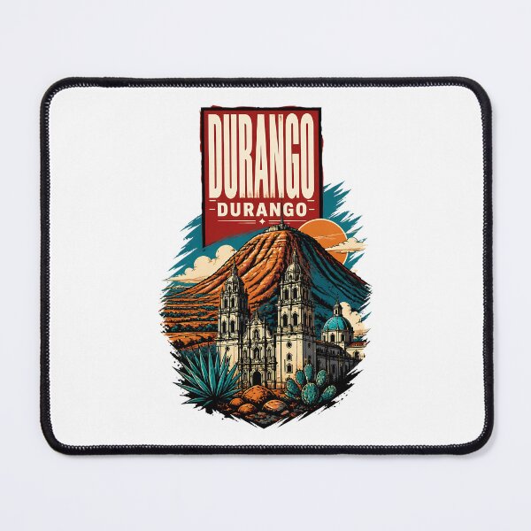 Item preview, Durango, Mexico Vintage Travel Tourism Art designed and sold by TravelersGems.