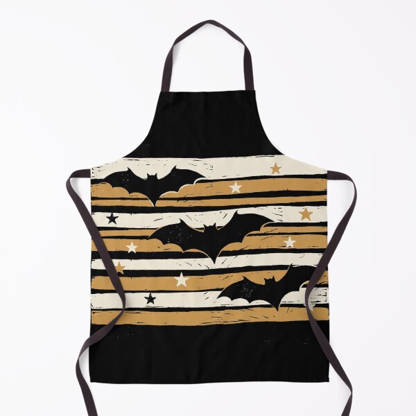 Item preview, Retro Vintage Halloween Bats Distressed Sunset Stripes designed and sold by TeNovaStudio.