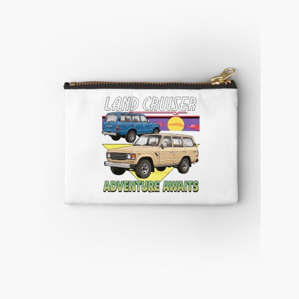 Item preview, Retro Style Land Cruiser 60 Series Adventure Awaits [White Shirt Only] designed and sold by Off-Road-Zone.