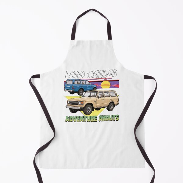 Item preview, Retro Style Land Cruiser 60 Series Adventure Awaits [White Shirt Only] designed and sold by Off-Road-Zone.