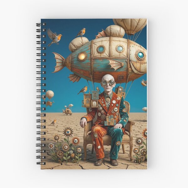 Item preview, Fish Zeppelin and Surrealist Traveler designed and sold by snoWorkshop.