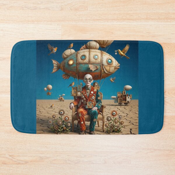 Item preview, Fish Zeppelin and Surrealist Traveler designed and sold by snoWorkshop.