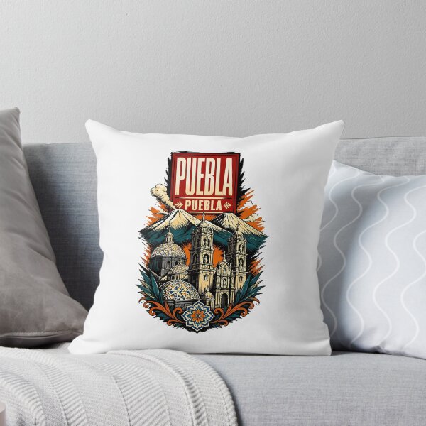 Item preview, Puebla, Mexico Vintage Travel Tourism Art designed and sold by TravelersGems.