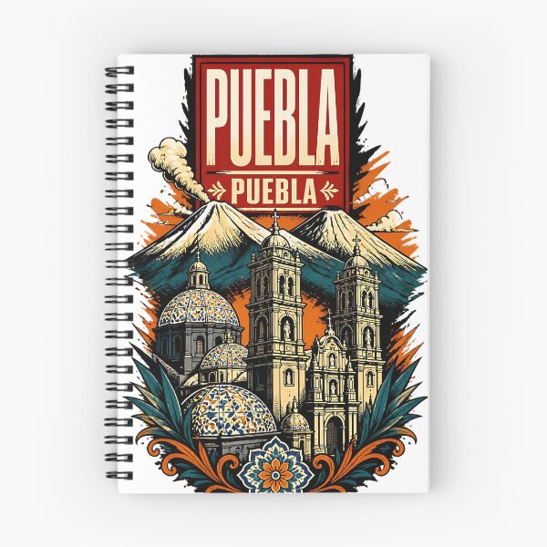 Item preview, Puebla, Mexico Vintage Travel Tourism Art designed and sold by TravelersGems.