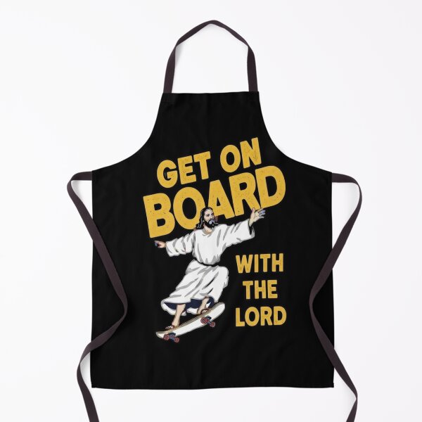 Item preview, Get On Board With The Lord - Skateboarding Jesus Retro Meme designed and sold by haitrieuic96.