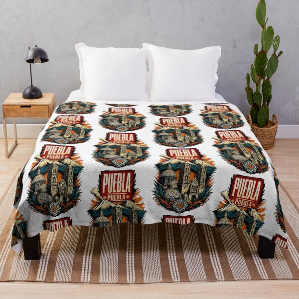 Item preview, Puebla, Mexico Vintage Travel Tourism Art designed and sold by TravelersGems.