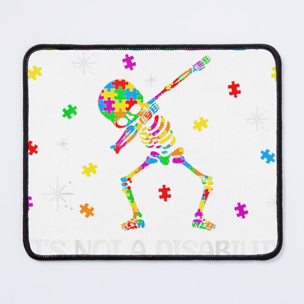 Item preview, Autism It's Not A Disability Funny Skeleton Autism Awareness  designed and sold by Trezcharacts.