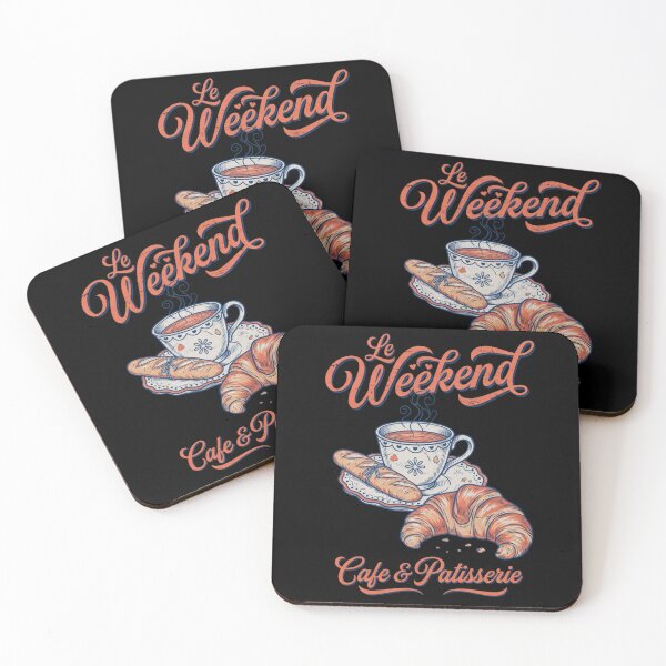Item preview, Le weekend le croissant coffee Cafe et Patisserie designed and sold by CF_VintageDesign.