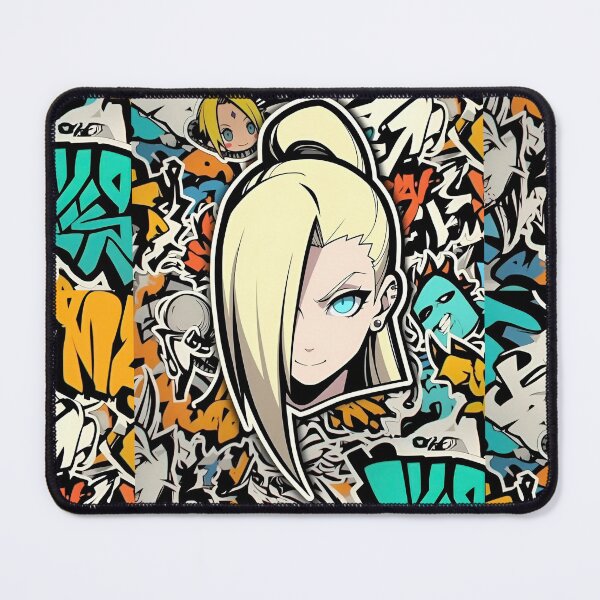 Item preview, Ino | Blonde Anime Girl Graffiti | Urban Sticker Collage Digital Art designed and sold by Dyan4.