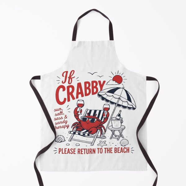 Item preview, If Crabby Please Return to the Beach Funny Crab Wine Vacation designed and sold by haitrieuic96.