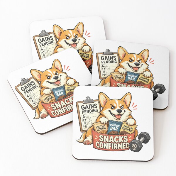 Item preview, Funny Corgi Protein Snack Gym Workout Gift designed and sold by Gentlestate.