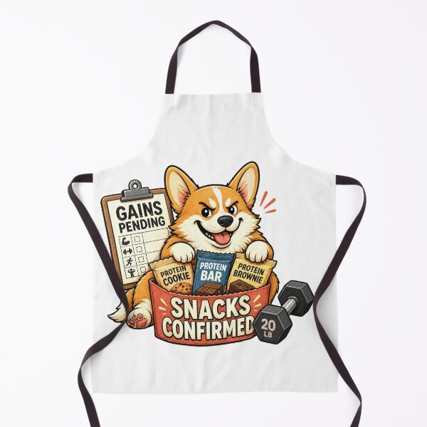 Item preview, Funny Corgi Protein Snack Gym Workout Gift designed and sold by Gentlestate.
